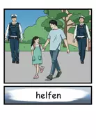 Vorschau - Bildkarten - Bildkarten "Aufgaben der Polizei" DaZ / DaF / Deutsch - Seite 1