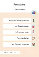 Vorschau - Spiele - Pantomime : Weihnachten - Deckblatt