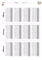 Vorschau - Arbeitsblätter - Materialpaket: Training aller Malfolgen (Multiplikation und Division) - Seite 2