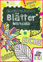 Vorschau - Arbeitsblätter - *Kunst & Sachkunde* Blätter ausmalen & erkennen (Mandala) - Seite 3