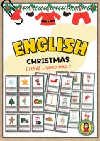Aperçu - Jeux - Christmas I have...who has...? Game | Vocabulaire | Anglais | Noel - Page de couverture