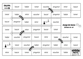 Vorschau - Spiele - Verbos en -ar, Spiel Konjugation Spanisch - Seite 1