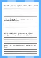 Vorschau - Arbeitsblätter - Lesetext (Lesetandem) "Zugvögel und Standvögel" - mit Fragen zum Text - Seite 2
