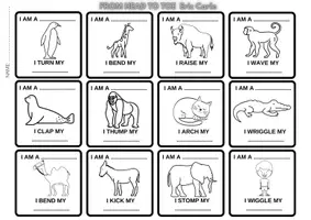 Vista previa - Hojas de trabajo - From head to toe Worksheet - página 2