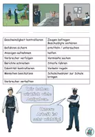 Vorschau - Mal- und Bastelvorlagen - Kleines Wortschatzpaket "Aufgaben der Polizei" DaZ / DaF / Deutsch - Seite 3