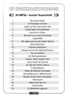 Vorschau - Spiele - MUSIK 🎄 Audiodateien 🎧 24 Weihnachtslieder Ausschnitte 24 Karten mit Liedtiteln - Seite 2