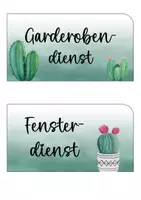 Vorschau - Poster - Dienste im Kaktus/Sukkulenten-Stil (Classroom-Management) - Seite 3