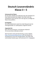 Vorschau - Arbeitsblätter - Deutsch Leseverständnis Klasse 3-5 - Seite 1