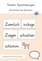 Vorschau - Spiele - Theater : Sprechübungen : Deutlichkeit des Sprechens - Deckblatt