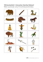 Vorschau - Spiele - Wörterschachteln Ureinwohner Amerikas (Indianer) - Seite 1