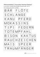 Vorschau - Spiele - Wörterschachteln Ureinwohner Amerikas (Indianer) - Seite 2