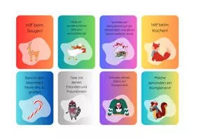 Vorschau - Aufgabenkarten - Adventskalender mit Guten Taten: Soziales Lernen im Advent - Seite 3
