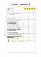 Vorschau - Arbeitsblätter - Sketchnote - Feedback Gruppenarbeit - Deckblatt