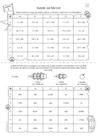 Vista previa - Hojas de trabajo - Multiplicar por 10 & 100 - Paquete de juegos - página 3