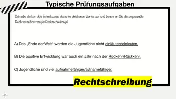 Vorschau - Arbeitsblätter - D-10-Rechtschreibung Wiederholung & Klassenarbeit mit Lösungen Baden-Württemberg - Seite 2