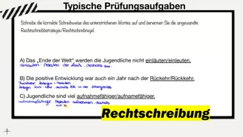 Vorschau - Arbeitsblätter - D-10-Rechtschreibung Wiederholung & Klassenarbeit mit Lösungen Baden-Württemberg - Seite 3