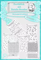 Vorschau - Unterrichtsreihen - Konzentrationstraining Klasse 4 und 5 - Deckblatt