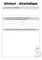 Vorschau - Arbeitsblätter - Infotext - Allerheiligen - Seite 2