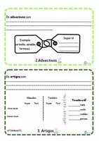 Vista previa - Hojas de trabajo - FLIPBOOK CATEGORIAS GRAMATICAIS (GALEGO) @xiz.maxico - página 3