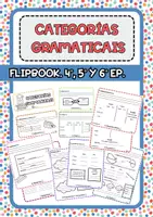 Vista previa - Hojas de trabajo - FLIPBOOK CATEGORIAS GRAMATICAIS (GALEGO) @xiz.maxico - Portada