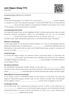 Vorschau - Arbeitsblätter - Jom-Kippur-Krieg 1973 (Lückentext und Übungen) - Deckblatt