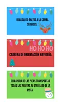 Vista previa - Tarjetas / Manipulativos - Calendario de adviento (Retos motrices) - página 1