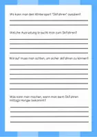 Vorschau - Arbeitsblätter - Lesetext (Lesetandem) "Skifahren" - mit Fragen zum Text - Seite 2