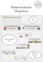 Vorschau - Poster - #Silvesterknaller23 Moderationsfächer/ Moderationskarten Morgenkreis - Deckblatt