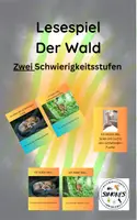 Vorschau - Spiele - Lesespiel: Der Wald (2 Schwierigkeitsstufen) - Deckblatt
