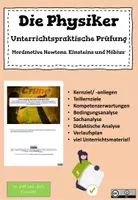 Vorschau - Stundenentwürfe - Examen-Paket: Die Physiker, Unterrichtsentwurf & Material (UPP) - Deckblatt