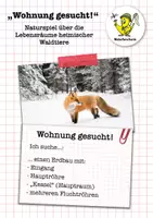 Vorschau - Spiele - Wohnungssuche Tiere - Waldtag / Sachunterricht Spiel - Deckblatt