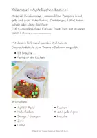 Vorschau - Spiele - Sprach- und Rollenspiel "Apfelkuchen backen" - Seite 1
