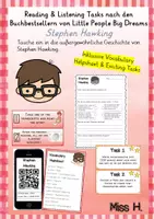 Vorschau - Arbeitsblätter - The Story of Stephen Hawking - Reading & Listening Tasks - Deckblatt