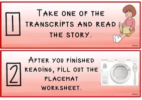 Vorschau - Arbeitsblätter - The Story of Rosa Parks - Reading & Listening Tasks - Seite 1