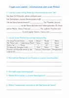 Vorschau - Arbeitsblätter - Materialpaket "Unser Sonnensystem" - Seite 2