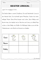 Vorschau - Arbeitsblätter - Herbst Logical 3-fach differenziert - Seite 1
