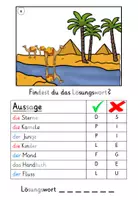 Vorschau - Arbeitsblätter - Materialpaket Leserätsel (Piraten, Weltraum, Dschungel, Ritter, St. Martin, Ägypten, Steinzeit, Weihnachten) - Seite 3