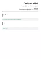 Vorschau - Klassenarbeiten - Klausur Ende der Weimarer Republik - Seite 1