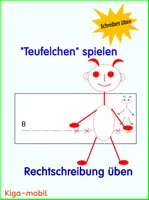 Vorschau - Arbeitsblätter - Teufelchen - Lernspiel nicht nur für die Ferien - Deckblatt
