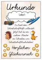 Vorschau - Anderer Materialtyp - 6 verschiedene Tier Urkunden für die Tierklasse - Seite 3