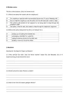 Vorschau - Arbeitsblätter - Reading Comprehension zur Short Story Death by Scrabble - Seite 2