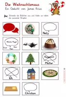 Vorschau - Arbeitsblätter - Die Weihnachtsmaus: Arbeitsblätter und Bilder - Seite 3