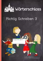 Vorschau - Lehrwerke/Schulbücher - Richtig Schreiben 3. Klasse - inklusive Übungskartei - Deckblatt
