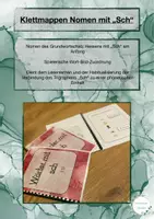 Vorschau - Stationenlernen - Klettmappen Nomen mit Sch des Grundwortschatz Hessens - Deckblatt