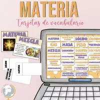 Vista previa - Otros - Materia tarjetas de vocabulario (3 formatos diferentes) - Portada