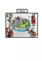 Vorschau - Arbeitsblätter - Materialpaket Leserätsel RItter 17 Rätsel auf 2 Niveaustufen (DaZ und DaF geeignet) - Seite 2