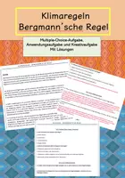 Vorschau - Arbeitsblätter - Klimaregeln_Bergmann'sche_Regel_Arbeitsblatt_Mit_Lösungen_Ökologie - Deckblatt