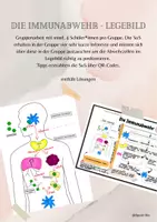 Vorschau - Stundenentwürfe - Die Immunabwehr - Legebild erstellen in GA - Deckblatt