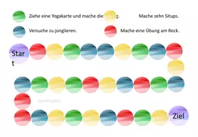 Vorschau - Stationenlernen - Würfelspiel für den Sportunterricht - wachsendes Material - Seite 3