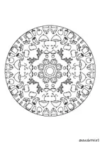 Vorschau - Arbeitsblätter - Mandalas - Herbst und Halloween - Seite 3